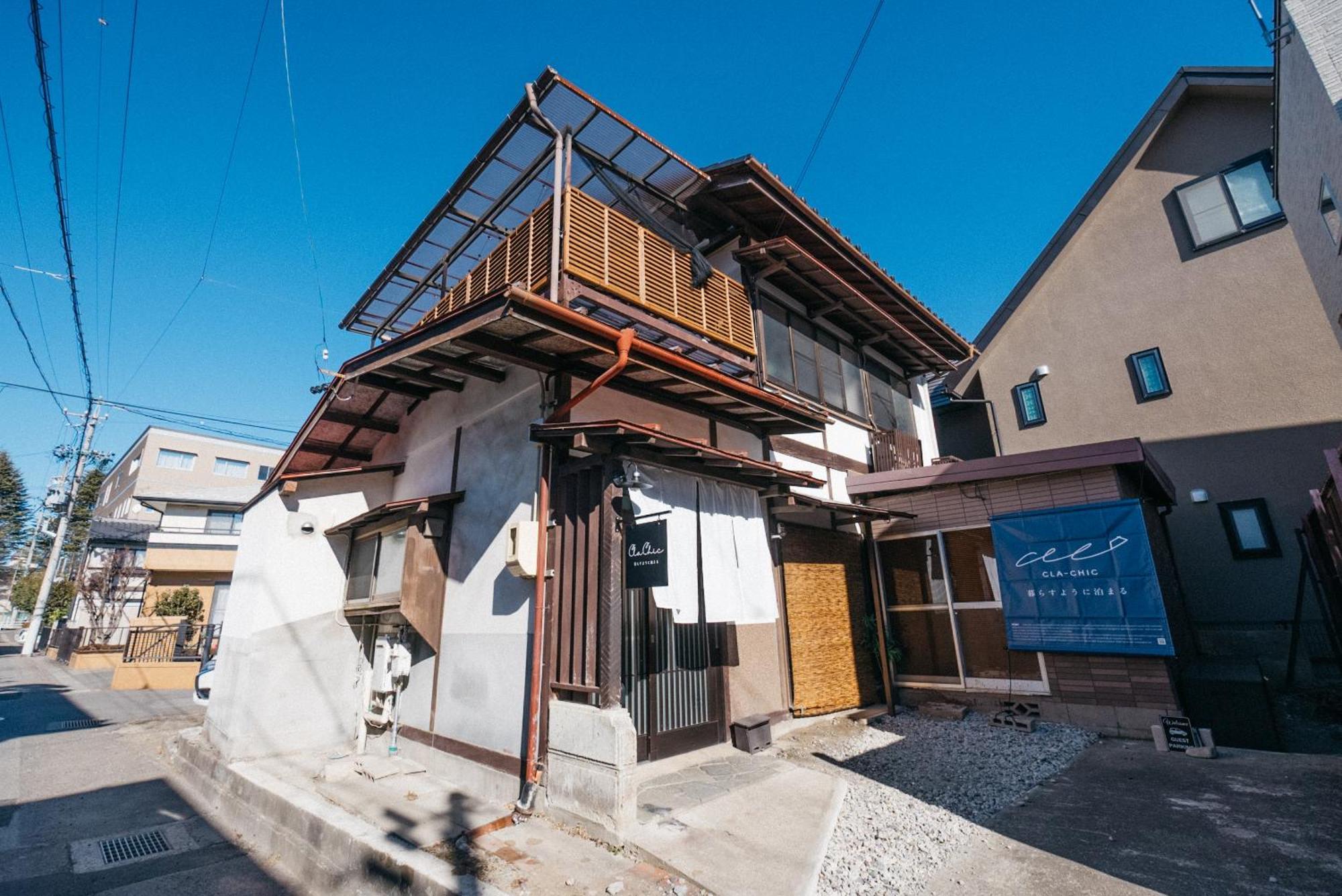 松本市の一棟貸し切りできる古民家 Exteriör bild